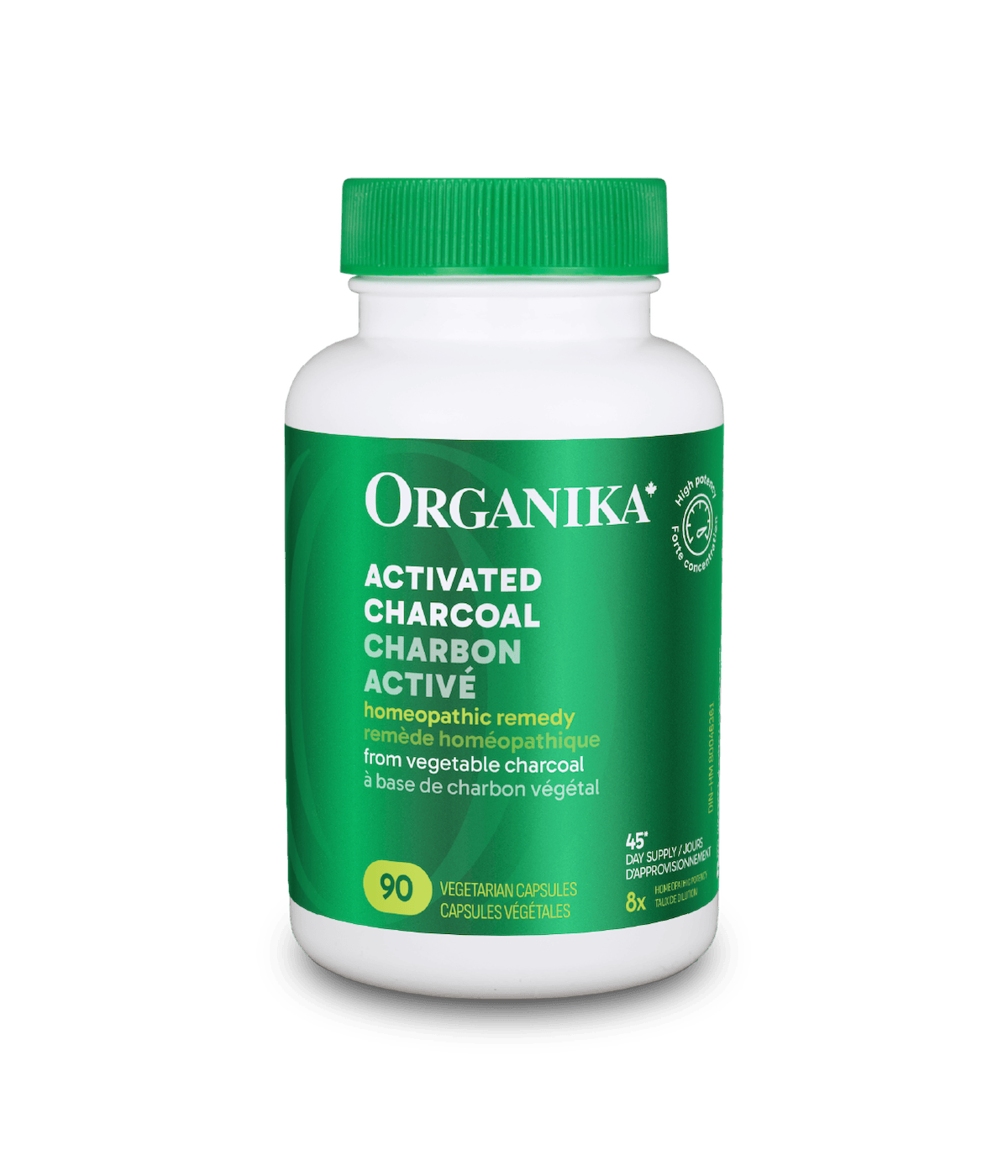 ORGANIKA Suppléments Charbon activé 90vcaps