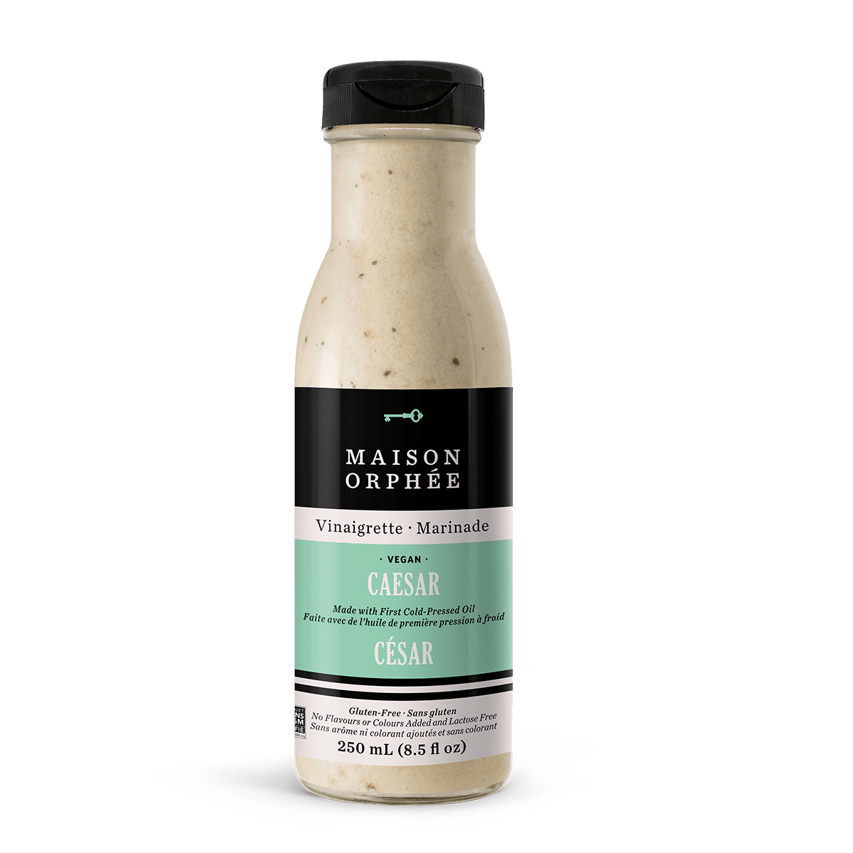 ORPHÉE Épicerie Vinaigrette césar sans-gluten 250ml
DATE DE PÉREMPTION : 21 MAI 2025