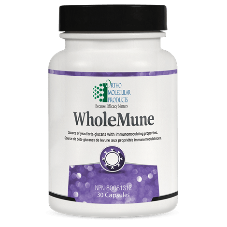 ORTHO MOLECULAR PRODUCTS Suppléments WholeMune 30caps
DATE DE PÉREMPTION : 31 JANVIER 2026