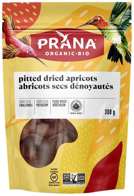 PRANA Épicerie Abricots dénoyautés bio 300g