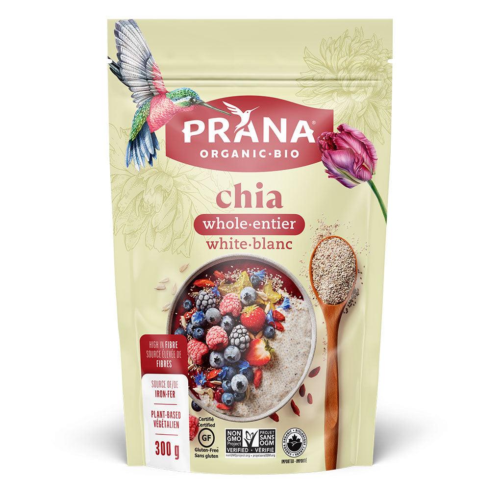 PRANA Épicerie Chia blanc 300g