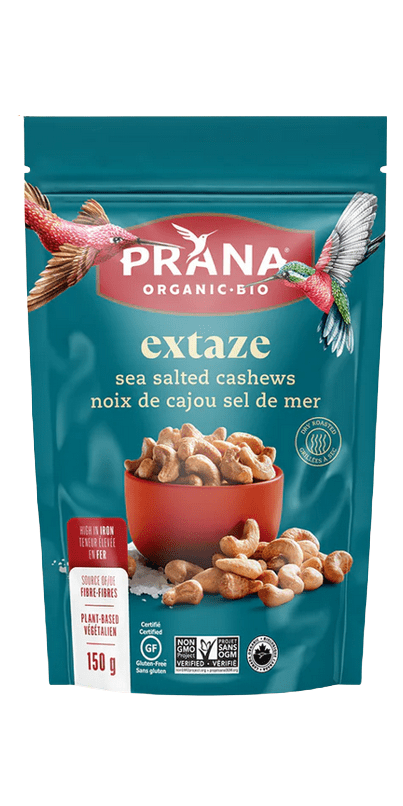 PRANA Épicerie Extaze (cajou) bio 150g
SURPLUS D'INVENTAIRE