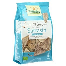 PRIMEAL Épicerie Mini-galettes de sarrasin nature bio 100g
DATE DE PÉREMPTION : 21 NOVEMBRE 2025