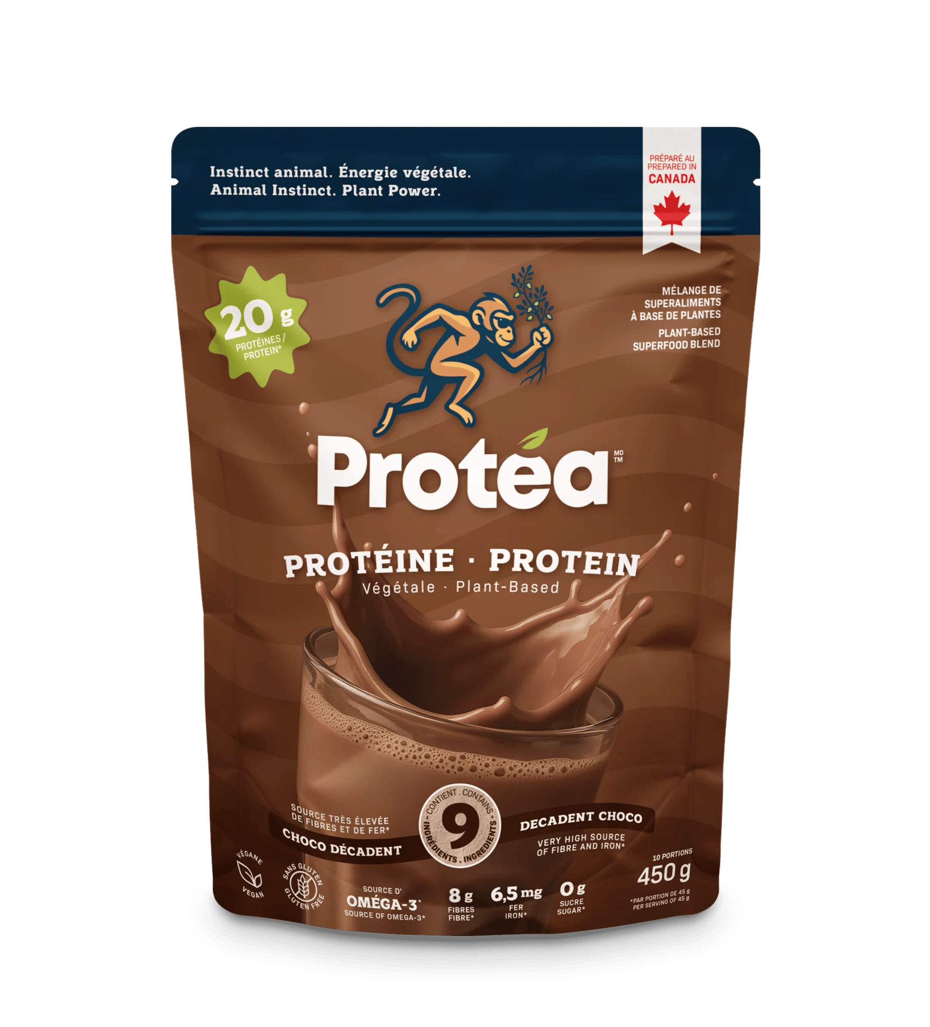 PROTÉA Suppléments Protéines (chocolat décadent) 450g