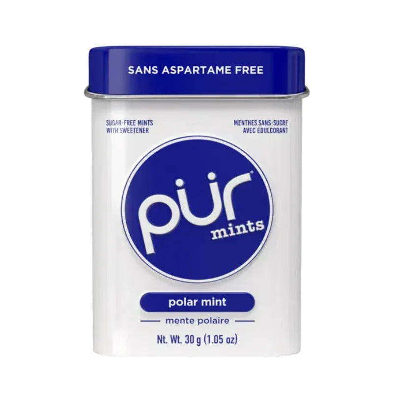 PÜR Épicerie Menthe sans-sucre à la menthe polaire 30g