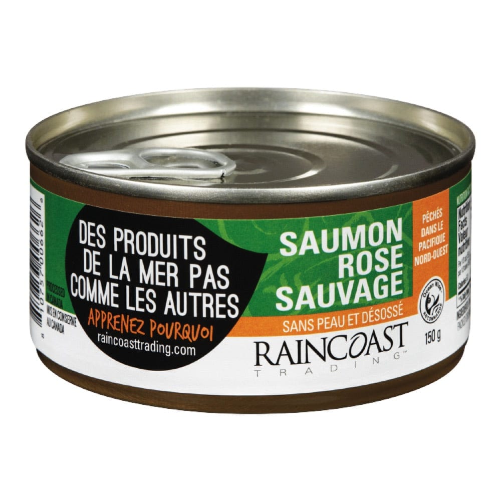 RAINCOAST Épicerie Saumon rose sauvage 150g