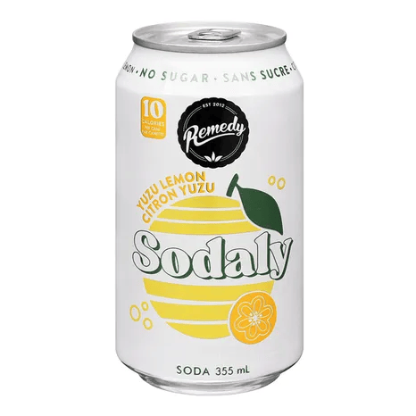REMEDY Épicerie Sodaly citron et yuzu 355ml