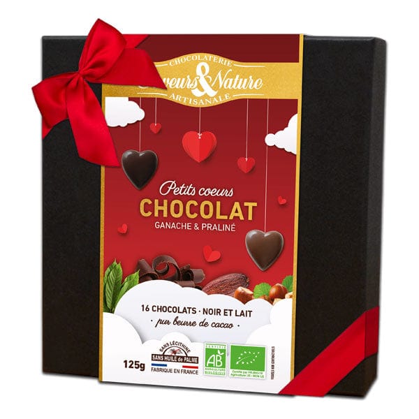 COEUR 125G CHOCOLAT NOIR