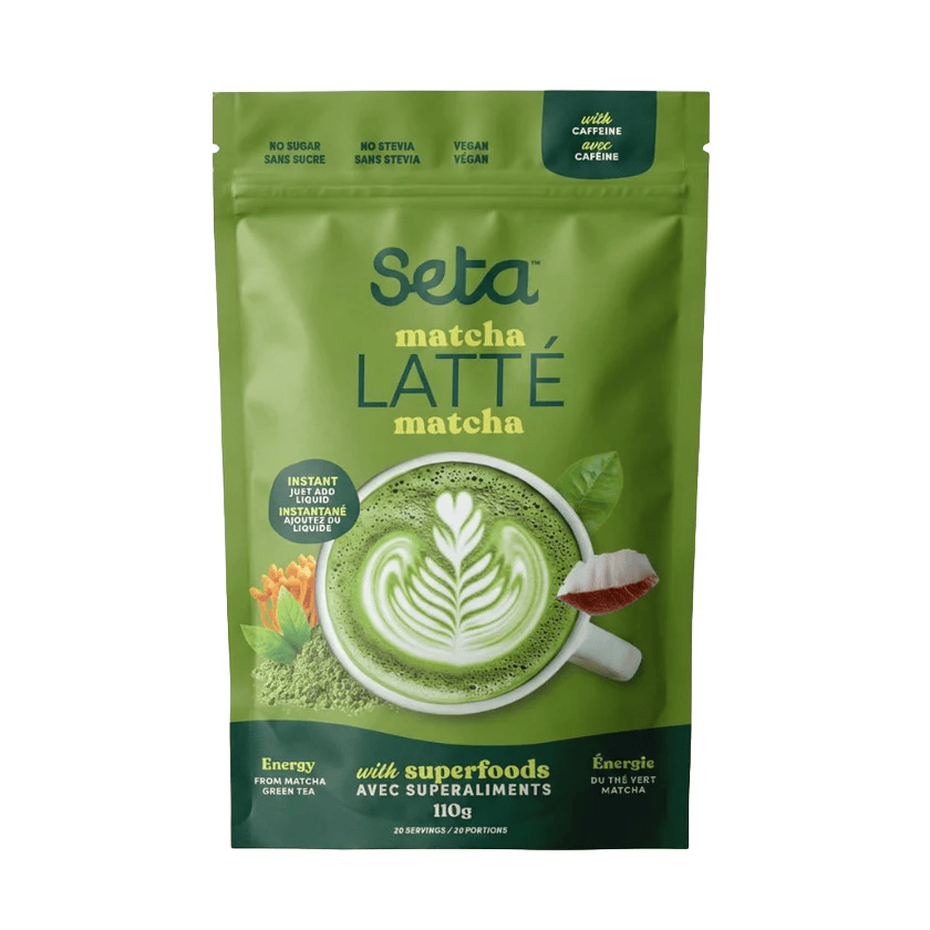 SETA ORGANIC Épicerie Latté au matcha 110g