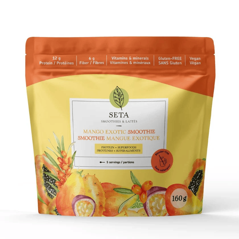 SETA ORGANIC Épicerie Smoothie mangue exotique 160g