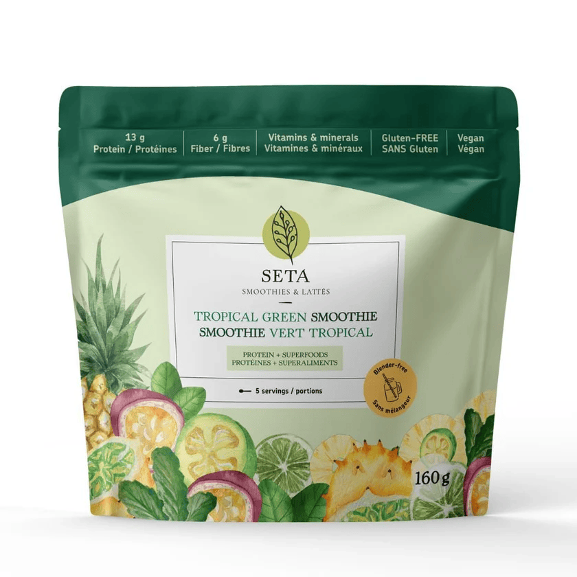 SETA ORGANIC Épicerie Smoothie vert tropical 160g
