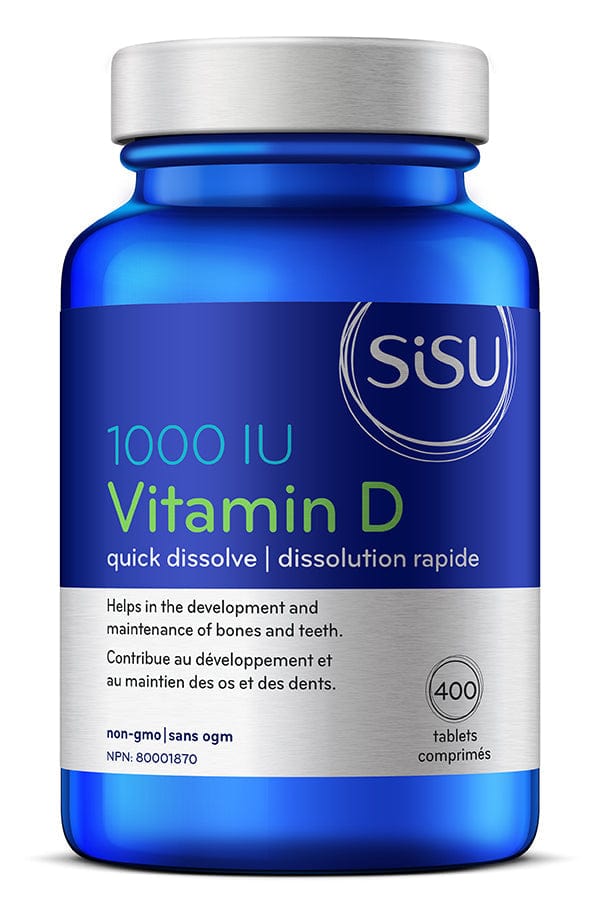 SISU Suppléments Vitamine D3 (1000 U.I.) 400comp