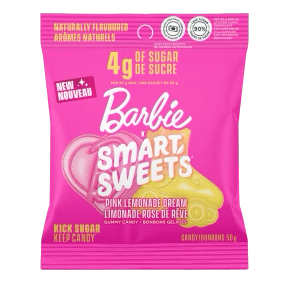 SMART SWEETS Épicerie Bonbons limonade rose de rêve 50g
DATE DE PÉREMPTION : 18 MAI 2026