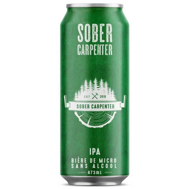 SOBER CARPENTER Épicerie Bière de micro sans alcool IPA 473ml