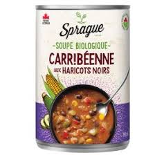 SPRAGUE Épicerie Soupe caribéenne aux haricots noirs bio 398ml