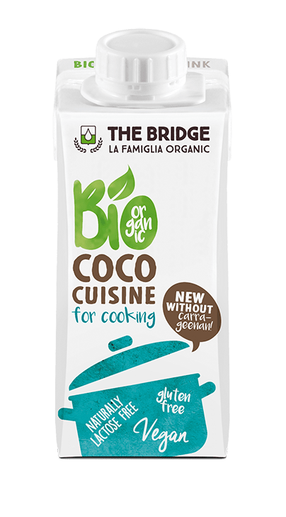 THE BRIDGE Épicerie Crème de coco bio pour la cuisine 200ml