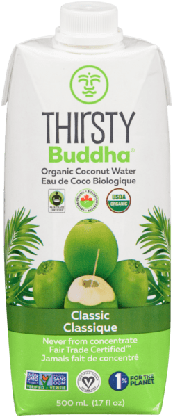 THIRSTY BUDDHA Épicerie Eau de coco bio 500ml