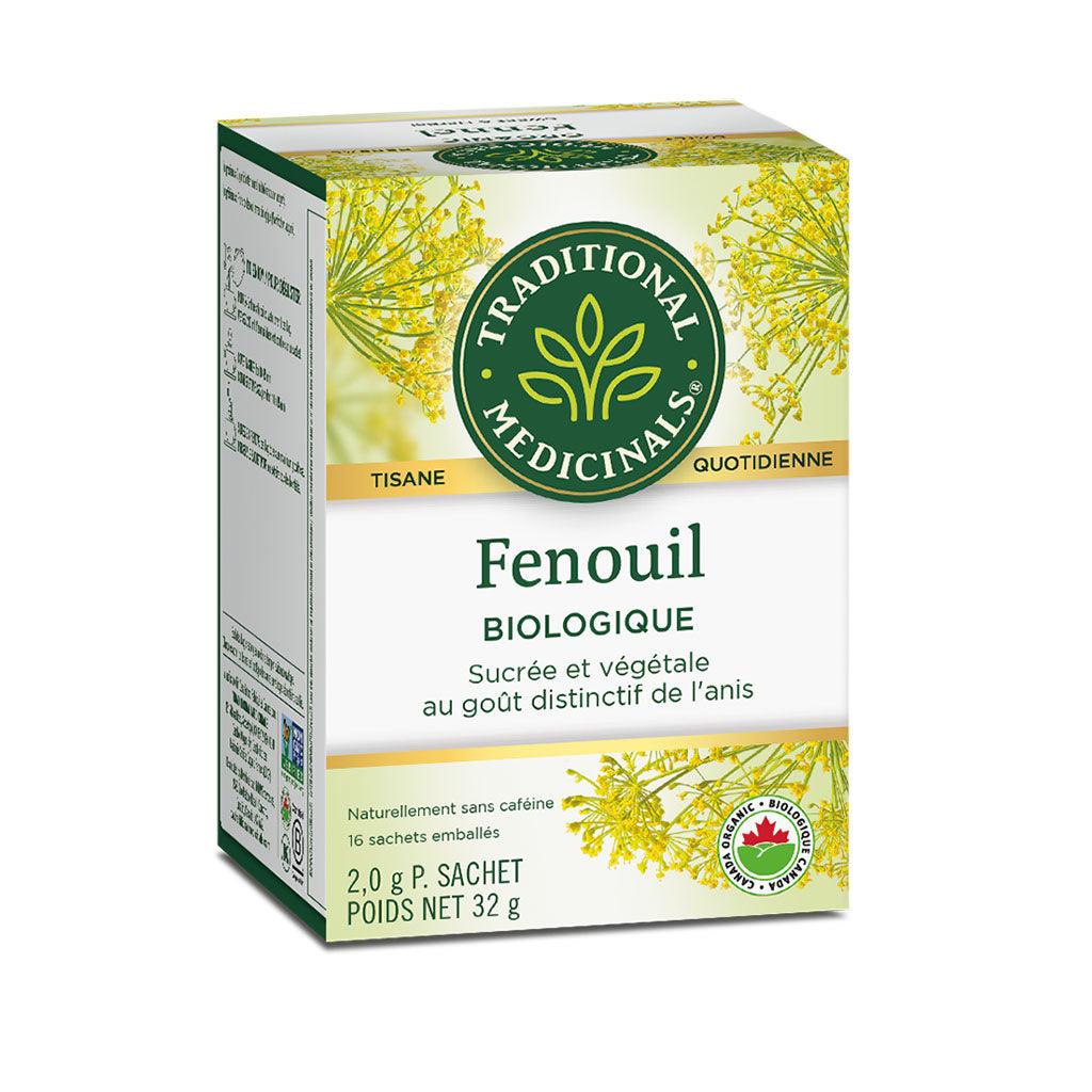 TRADITIONAL MEDICINALS Épicerie Tisane de fenouil bio 16's
