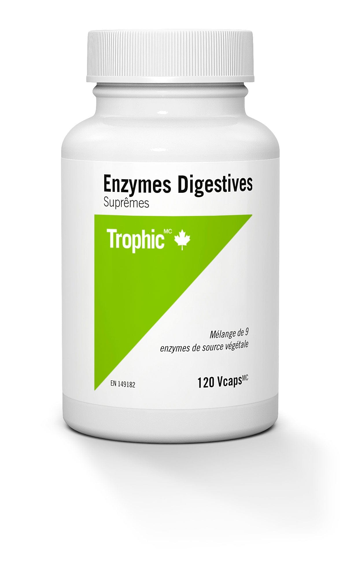 TROPHIC Suppléments Enzymes digestives supreme 120vcaps