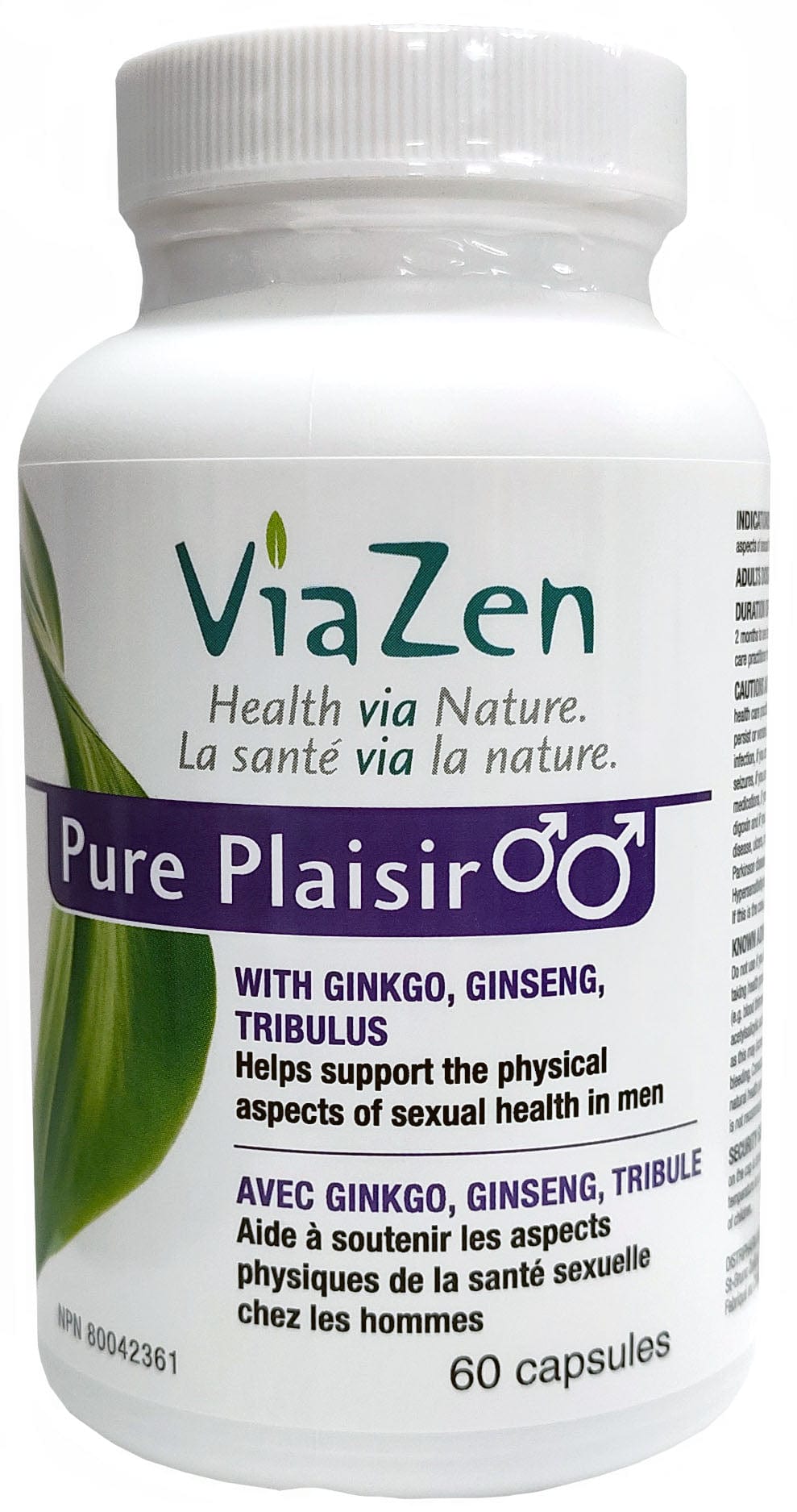 VIAZEN Suppléments Pure plaisir pour hommes 60caps