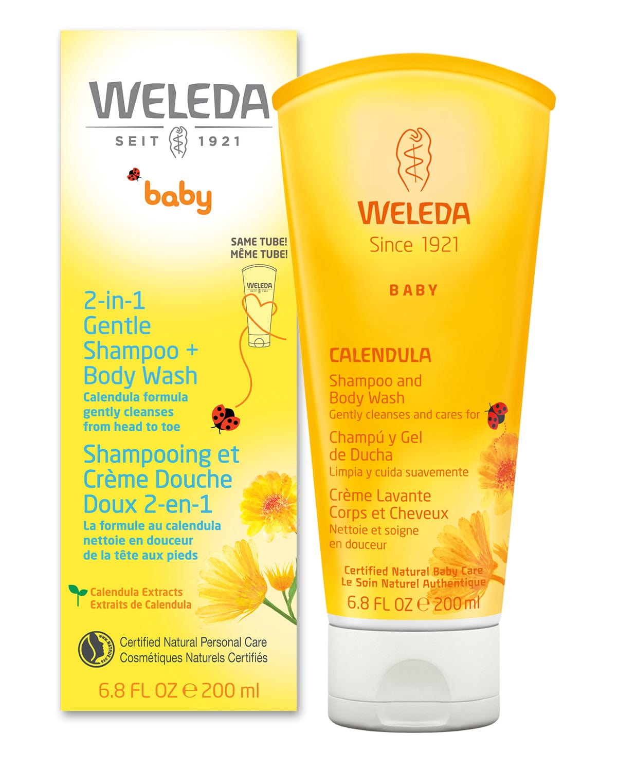 WELEDA Soins & Beauté Shampoing et soins corps au calendula 203,6g