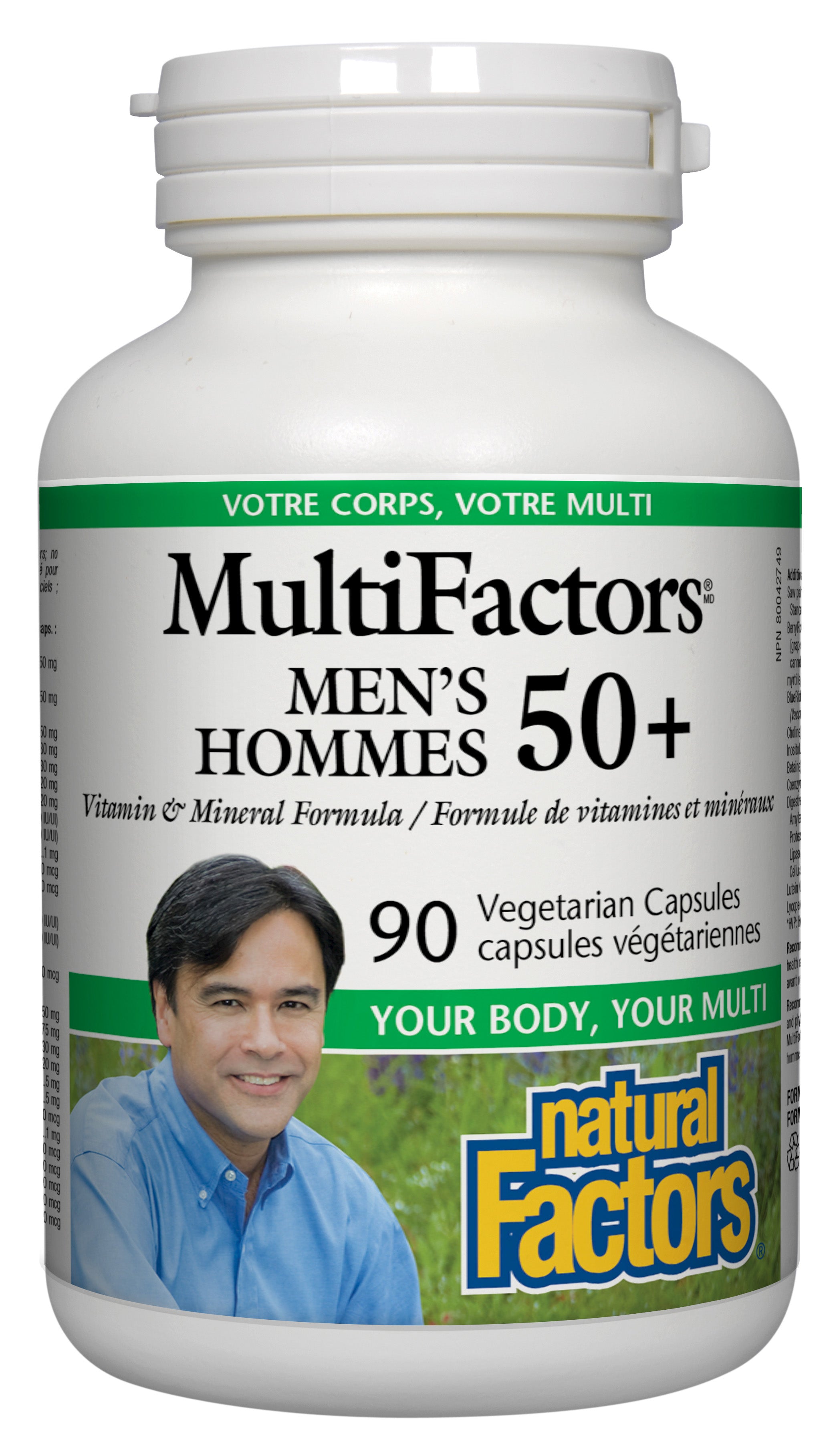 Multifactors hommes 50+ 90caps