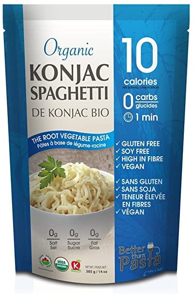 Aliment sous la loupe: spaghettis au konjac