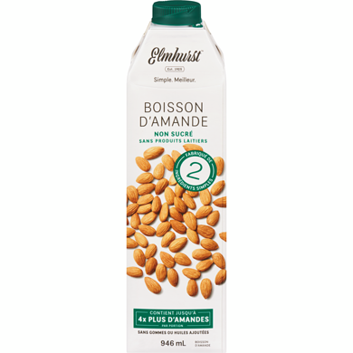 Boisson aux amandes non-sucré 946ml