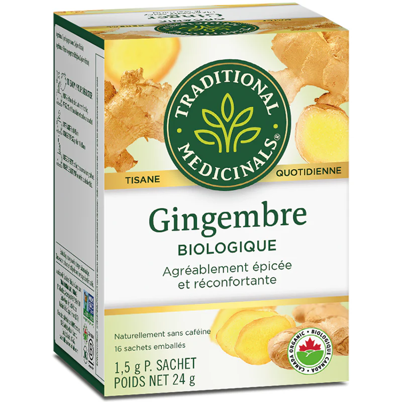 Tisane au gingembre bio 16s