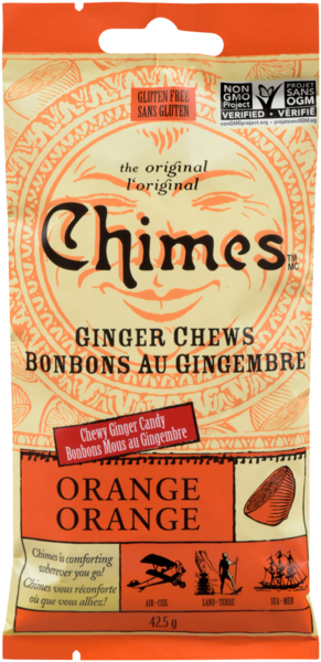 Soft ginger and orange candies 42.5g