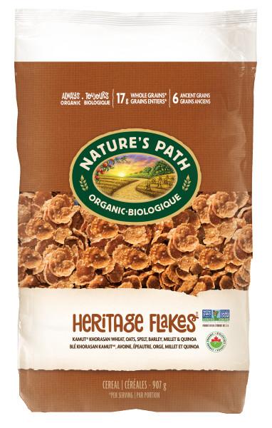 Organic heritage flakes cereal 907g