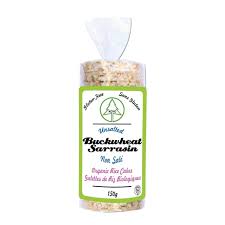 Organic unsalted buckwheat rice cakes 150g