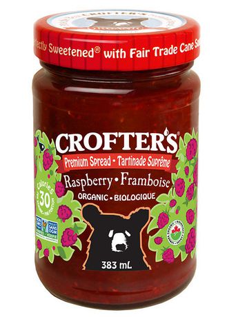 Supreme organic raspberry spread 383ml