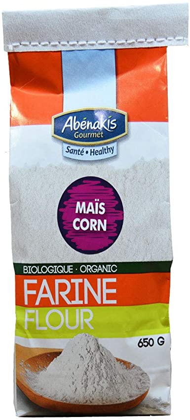 Organic corn flour 650g