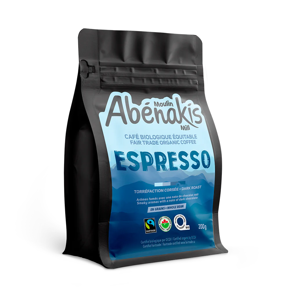 Café corsé en grains Espresso bio 200g