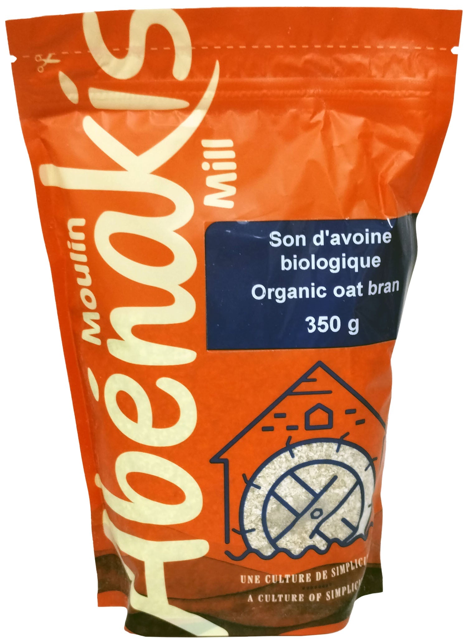 Organic oat bran 350g