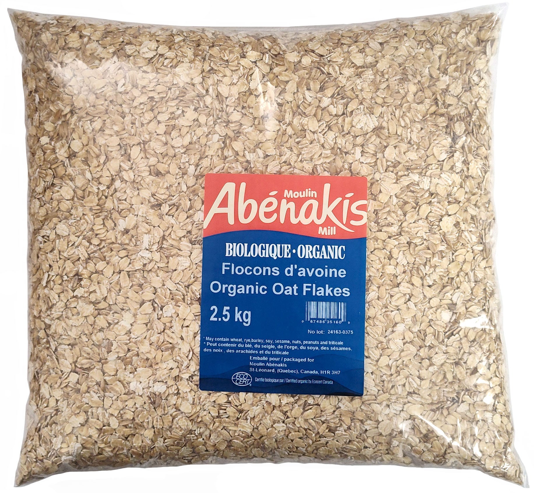 Flocons avoine bio 2.5kg