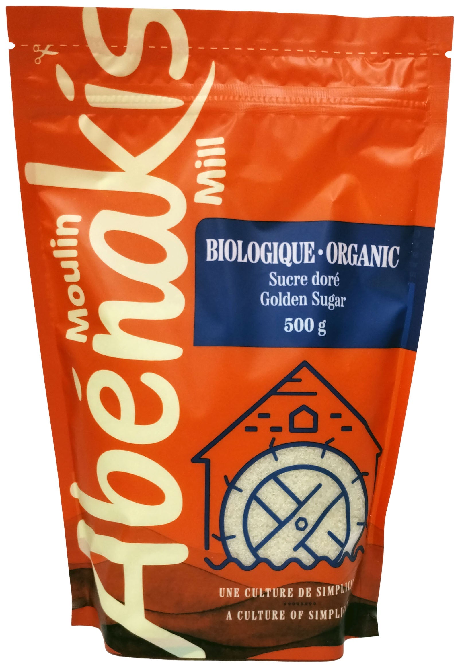 Organic golden sugar 500g