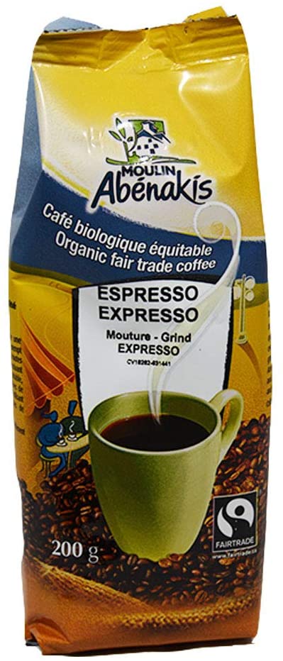 Organic espresso coffee 200g
