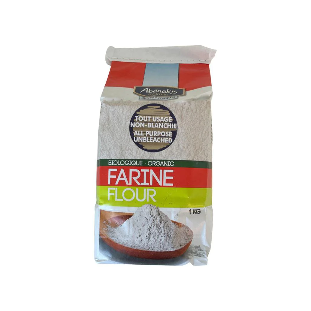 Farine tout-usage non-blanchie bio 1kg