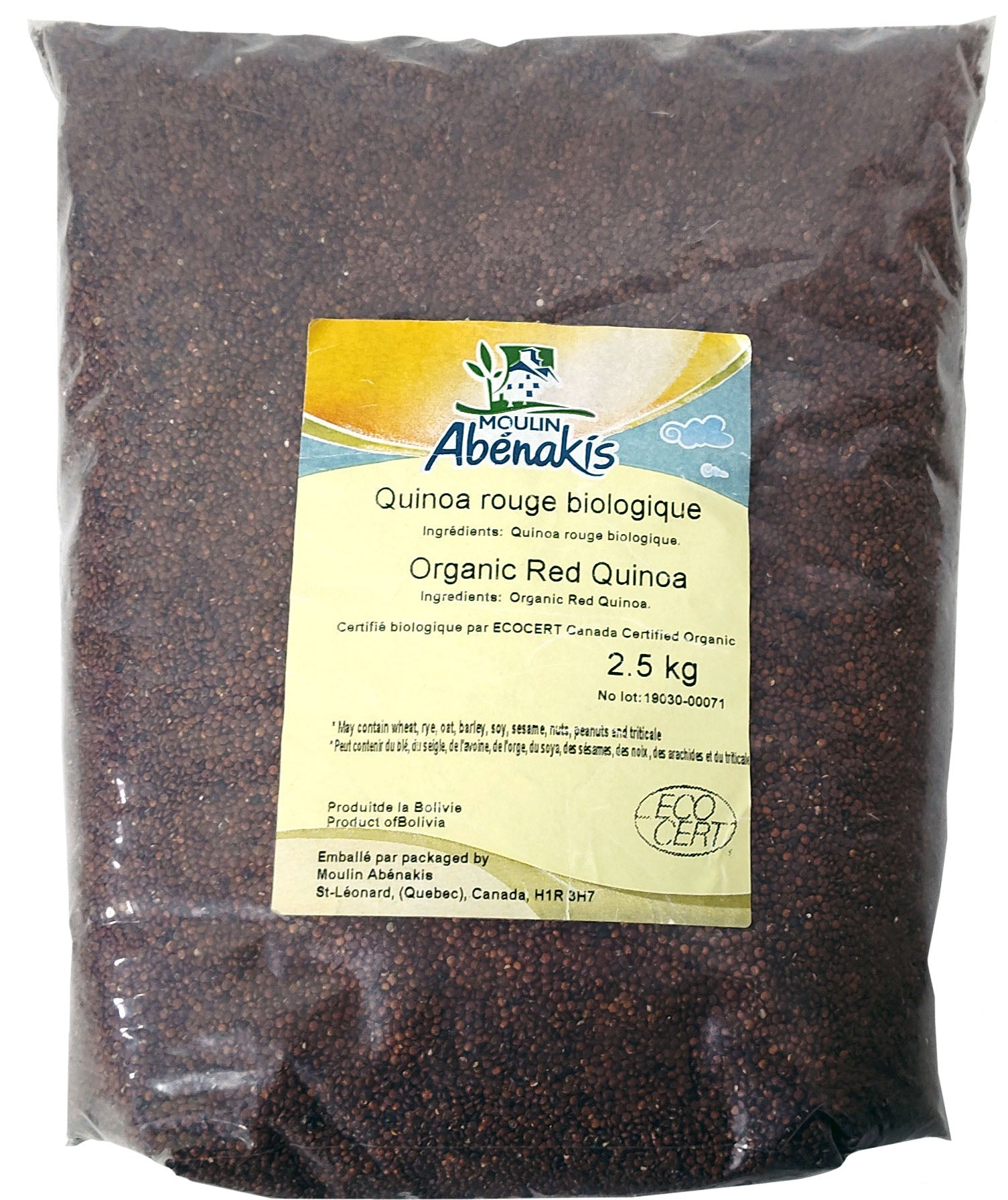 Quinoa rouge bio 2,5kg