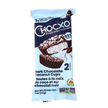Coconut and dark chocolate mussels 2un