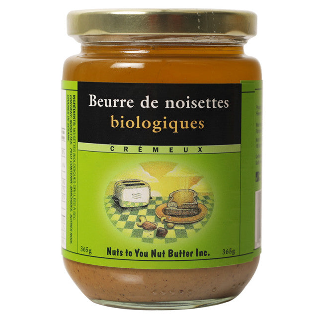 Beurre de noisettes crémeux biologique 365g