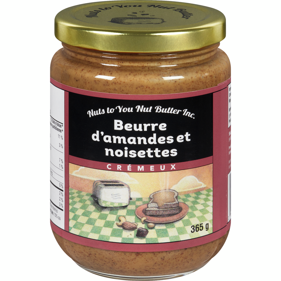 Beurre d'amandes et noisettes 365g