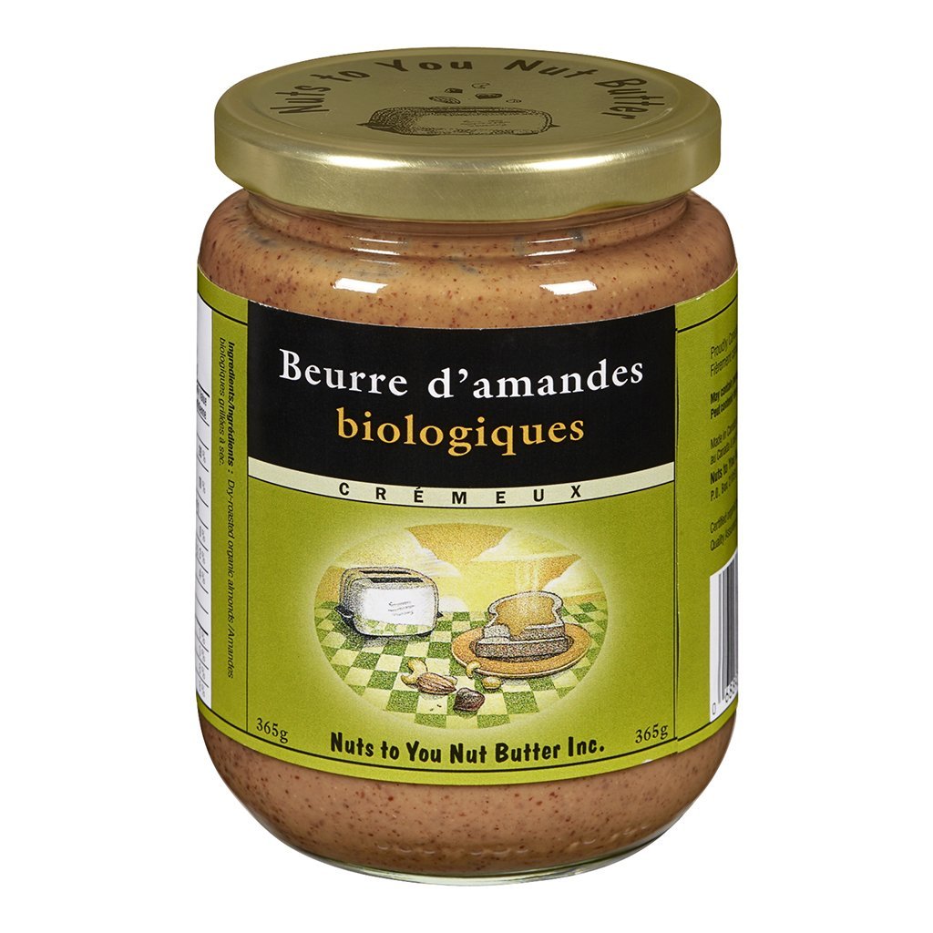 Beurre d'amandes crémeux biologique 365g