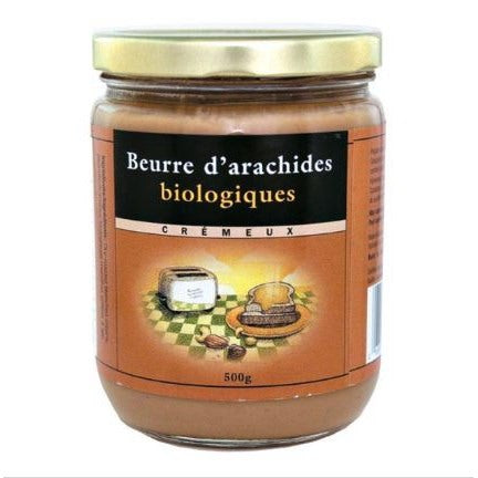 Beurre d'arachides biologique 500g