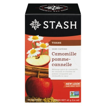 Camomile apple-cinnamon herbal tea 20's