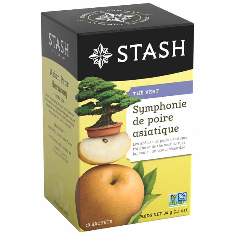 Thé vert symphonie de poire asiatique 18 sachets