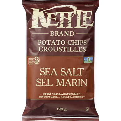 Sea salt potato chips 220g