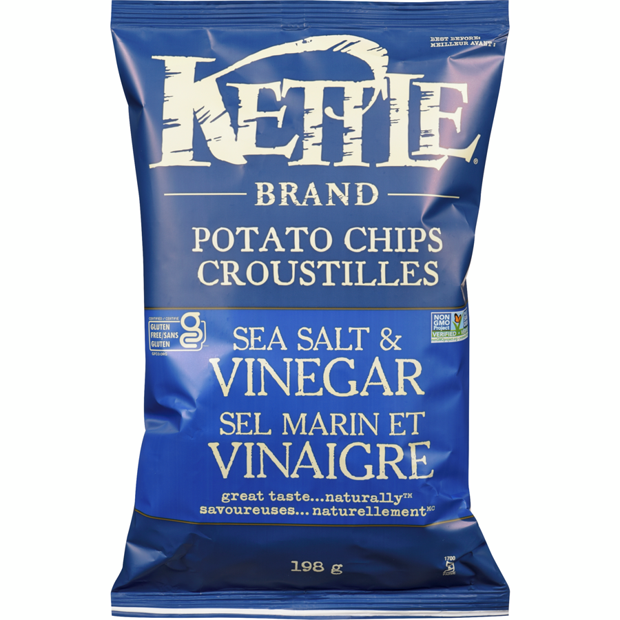 Croustilles sel et vinaigre 198g